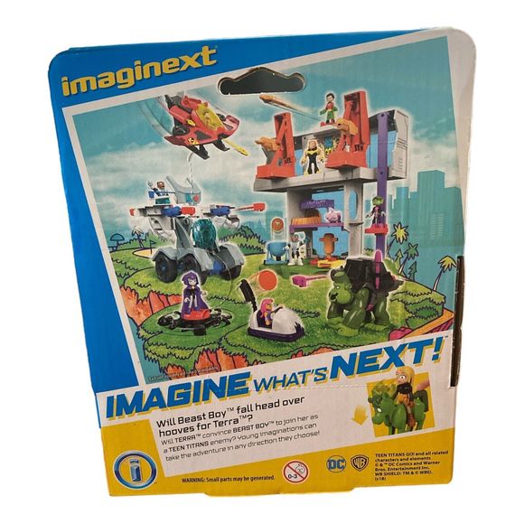 Fisher-Price Imaginext Teen Titans Go! Beast Boy & Terra 2 Piece Figure Set *New - Picture 2 of 2